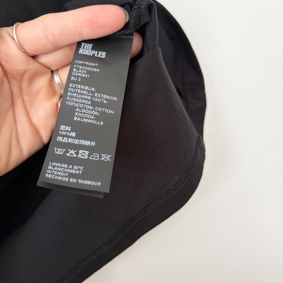 The kooples black T shirt - Picture 3 of 6
